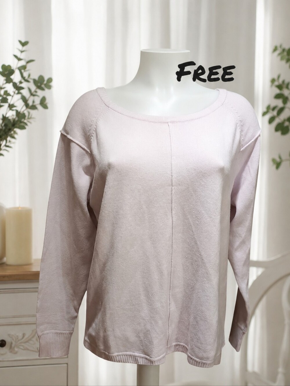 Free with purchase size M ladies sweater